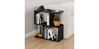 Τραπεζάκι βοηθητικό Homemania Megapap χρώμα μαύρο 60x20x60εκ.