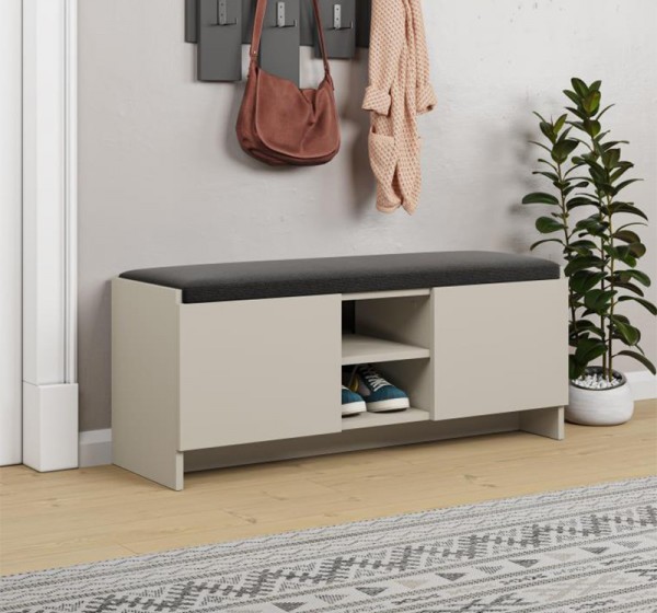 Παπουτσοθήκη Zulla Megapap χρώμα sandstone 110x37x43εκ.