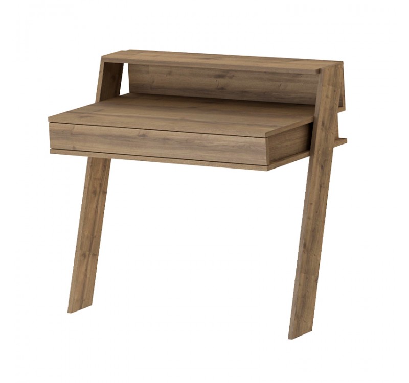 Γραφείο εργασίας Cowork Megapap χρώμα ανοιχτό καρυδί 94x50x91εκ.