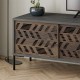 Έπιπλο τηλεόρασης Dionysos Megapap χρώμα γκρι ρετρό 170x45x48,6εκ.