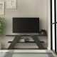 Έπιπλο τηλεόρασης Farfalla Megapap χρώμα ανθρακί 120x33,5x40εκ.