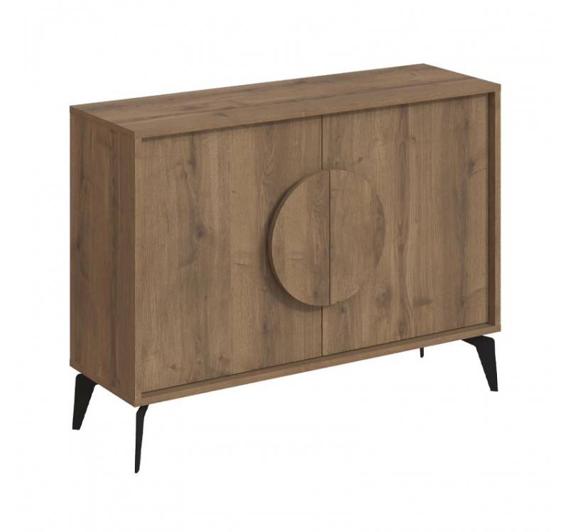 Μπουφές Gora Megapap χρώμα ανοιχτό καρυδί 110x35,6x82εκ.