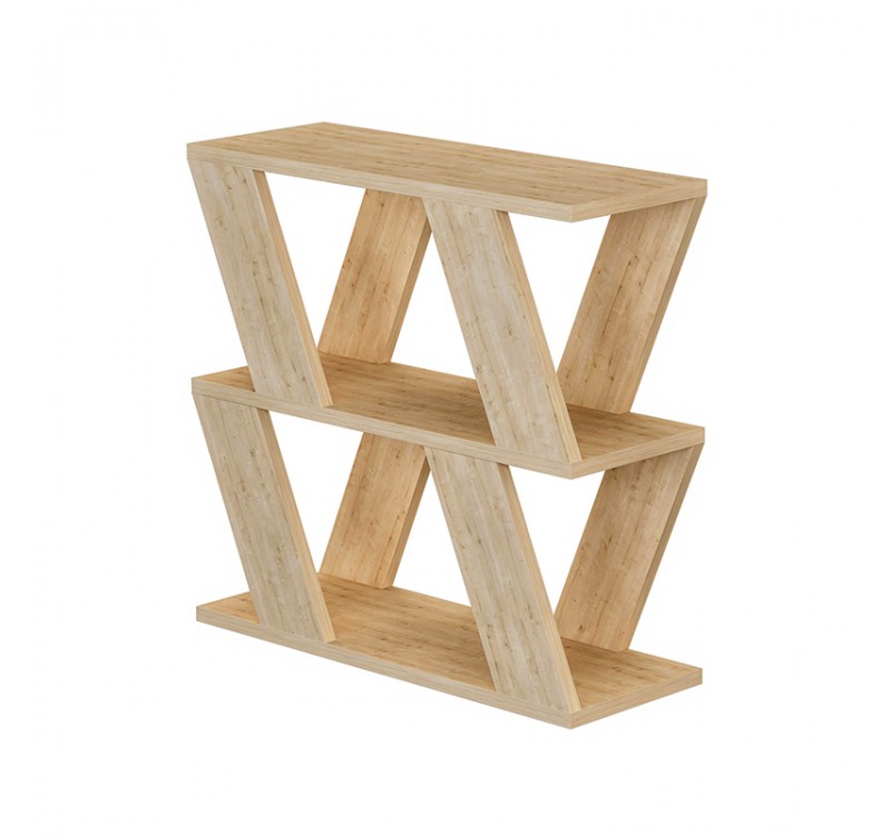 Τραπεζάκι βοηθητικό Lazena Megapap χρώμα sapphire oak 60x22x57εκ.