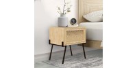 Κομοδίνο Naive Megapap χρώμα sapphire oak 48x34x51εκ.