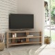 Έπιπλο τηλεόρασης γωνιακό Thales Megapap χρώμα sapphire oak 110x36x45εκ.