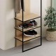 Έπιπλο εισόδου Archy Megapap χρώμα sapphire oak 53x31,7x180εκ.