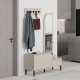 Έπιπλο εισόδου Mila Megapap με κρεμάστρα χρώμα sandstone120x37x171,6εκ.