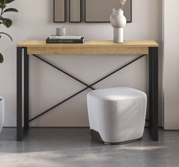 Κονσόλα Archie Megapap χρώμα sapphire oak 110x35x75εκ.