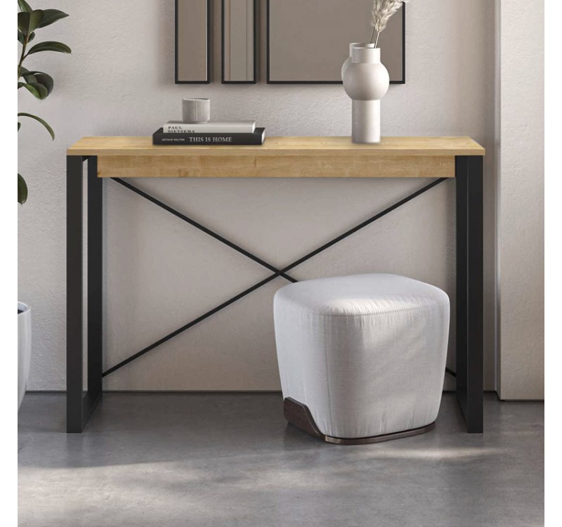 Κονσόλα Archie Megapap χρώμα sapphire oak 110x35x75εκ.