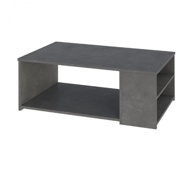 Τραπεζάκι σαλονιού Berg Megapap χρώμα γκρι ρετρό 110x60x40εκ.