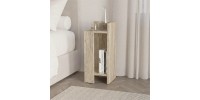 Κομοδίνο Elos Megapap δεξί χρώμα travertine 25x27x60εκ.