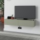 Έπιπλο τηλεόρασης επιτοίχιο Francy Megapap χρώμα ash green 135x31,7x25εκ.