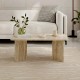 Τραπεζάκι σαλονιού Sam Megapap χρώμα travertine 100x60x41,8εκ.