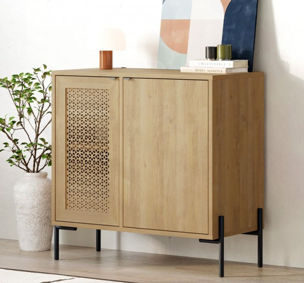 Μπουφές Naive Megapap χρώμα sapphire oak 80x40x80εκ.