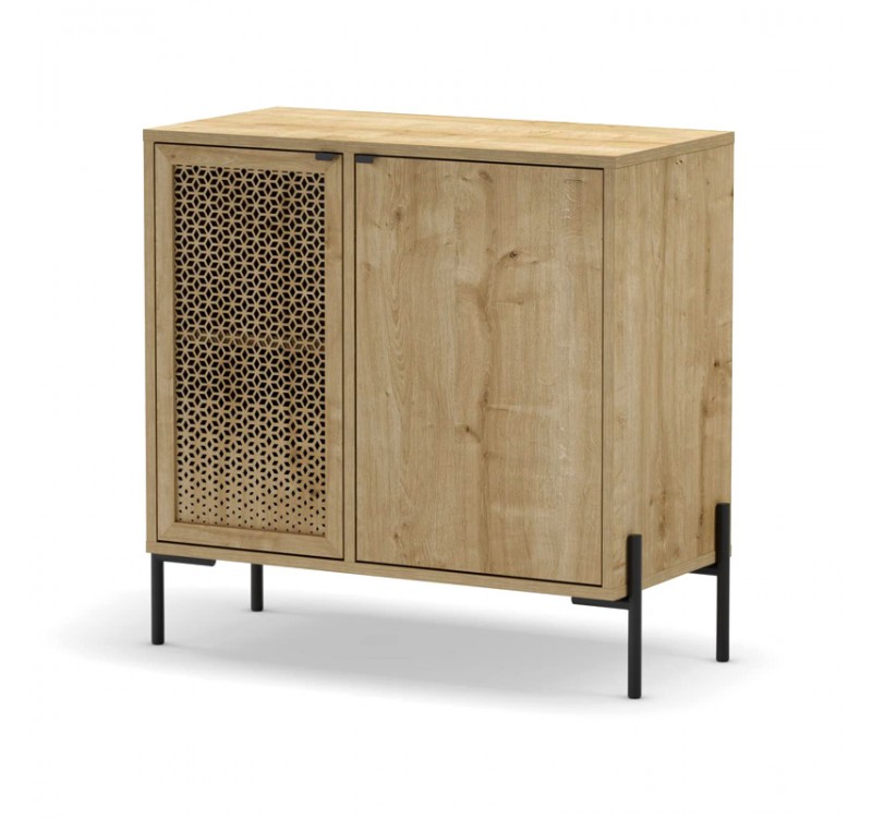 Μπουφές Naive Megapap χρώμα sapphire oak 80x40x80εκ.