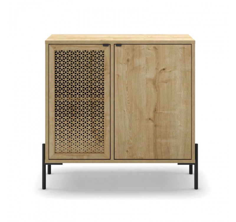 Μπουφές Naive Megapap χρώμα sapphire oak 80x40x80εκ.