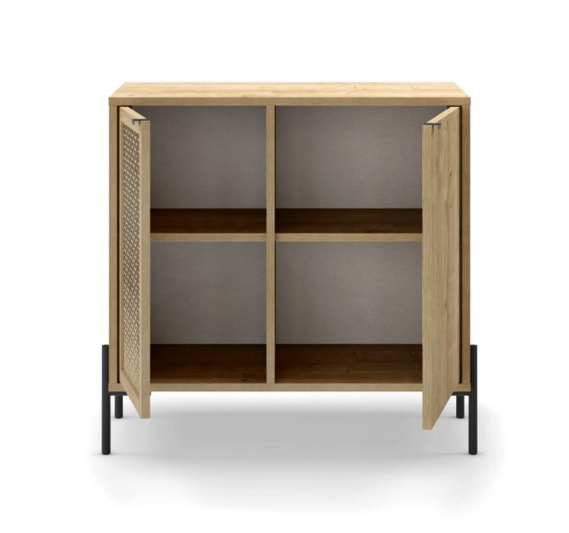 Μπουφές Naive Megapap χρώμα sapphire oak 80x40x80εκ.