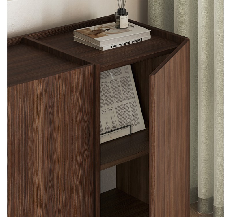 Μπουφές Dorma Megapap χρώμα καρυδί milano 180x45x80,2εκ.