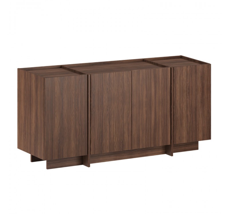 Μπουφές Dorma Megapap χρώμα καρυδί milano 180x45x80,2εκ.