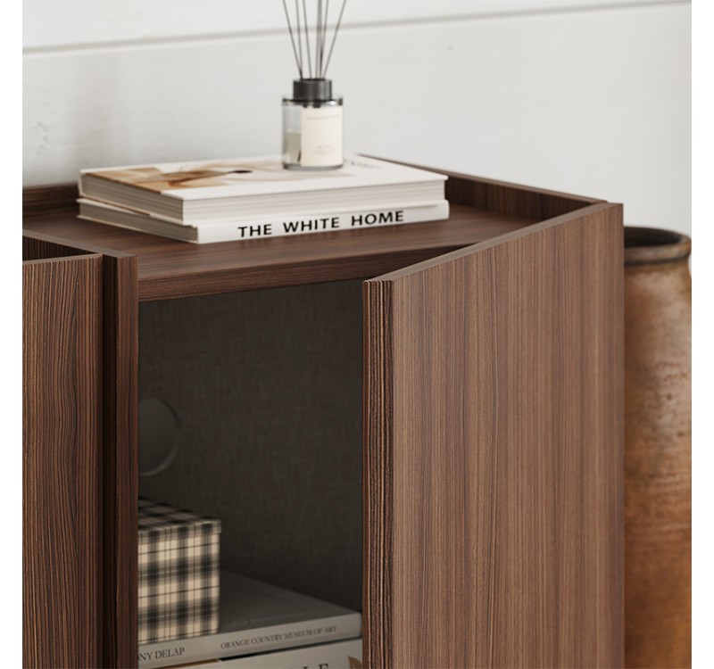 Έπιπλο τηλεόρασης Lowen Megapap χρώμα καρυδί milano 180x35x46,2εκ.
