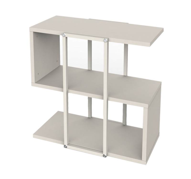 Τραπεζάκι βοηθητικό Homia Megapap χρώμα sandstone 56x25x56,5εκ.
