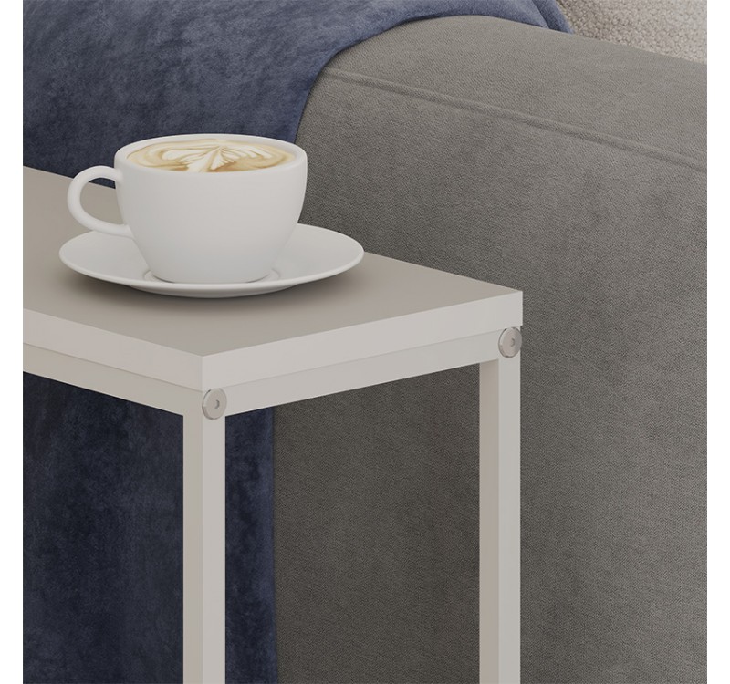 Τραπεζάκι βοηθητικό Lido Megapap χρώμα sandstone 60x22x62εκ.