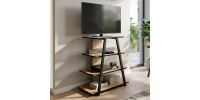 Έπιπλο τηλεόρασης Lyno Megapap χρώμα sapphire oak 70,4x54x80εκ.