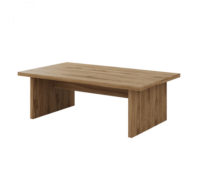 Τραπεζάκι σαλονιού Loana Megapap χρώμα καρυδί Ud 120x70x40εκ.