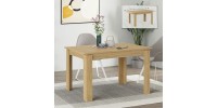 Τραπέζι Tolmen Megapap επεκτεινόμενο χρώμα sapphire oak 120/170x80x75εκ.