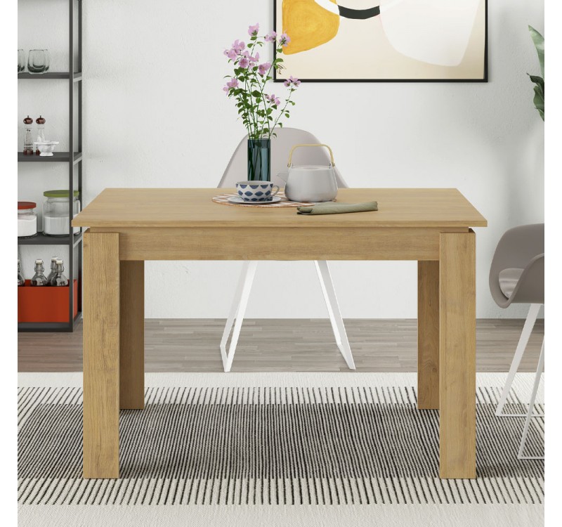 Τραπέζι Tolmen Megapap επεκτεινόμενο χρώμα sapphire oak 120/170x80x75εκ.