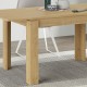 Τραπέζι Tolmen Megapap επεκτεινόμενο χρώμα sapphire oak 120/170x80x75εκ.
