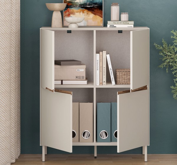 Μπουφές Arch Megapap χρώμα sandstone 98x40x120,5εκ.