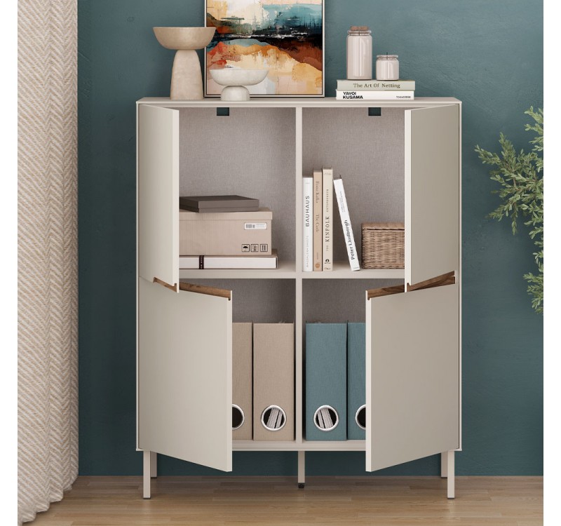 Μπουφές Arch Megapap χρώμα sandstone 98x40x120,5εκ.