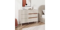 Συρταριέρα Arch Megapap χρώμα sandstone 98x40x78,5εκ.