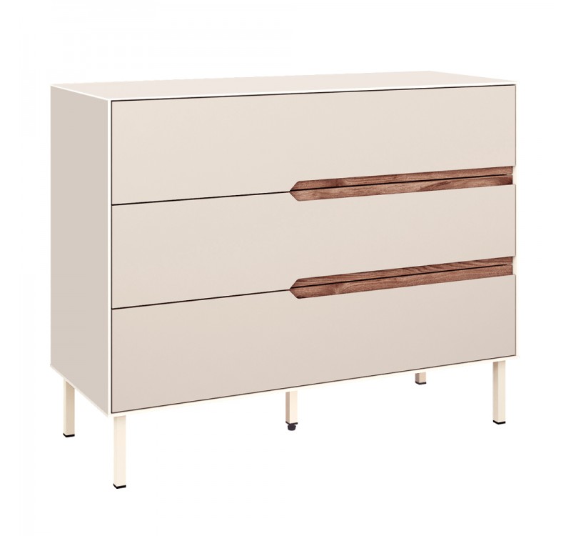 Συρταριέρα Arch Megapap χρώμα sandstone 98x40x78,5εκ.