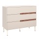 Συρταριέρα Arch Megapap χρώμα sandstone 98x40x78,5εκ.