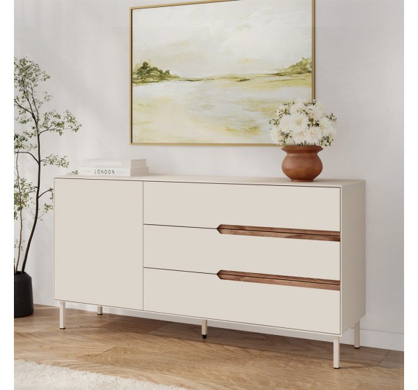 Μπουφές Arch Megapap χρώμα sandstone 150x40x78,4εκ.