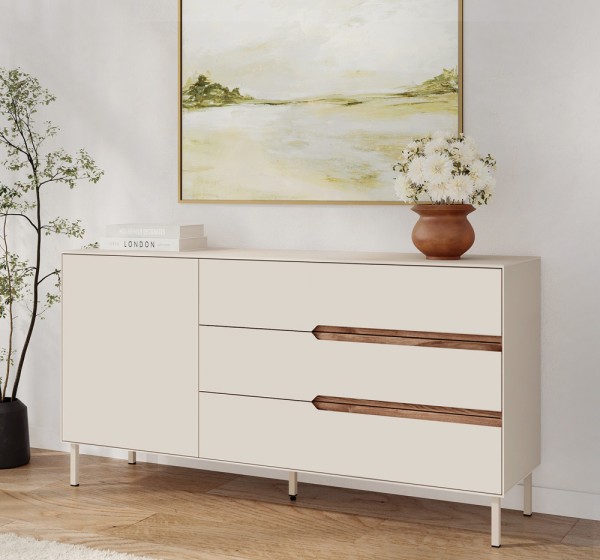 Μπουφές Arch Megapap χρώμα sandstone 150x40x78,4εκ.