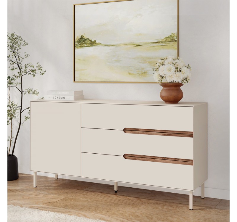 Μπουφές Arch Megapap χρώμα sandstone 150x40x78,4εκ.