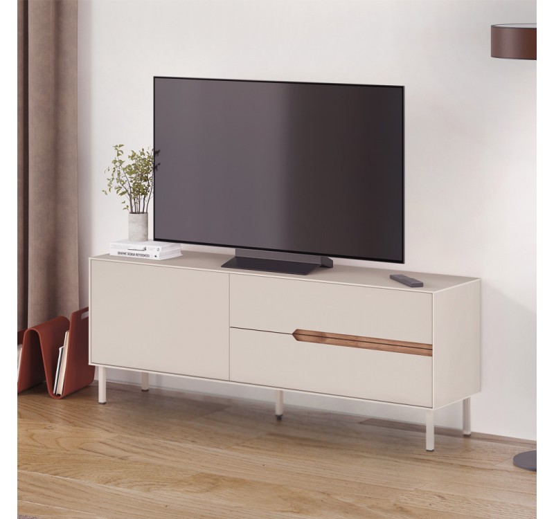 Έπιπλο τηλεόρασης Arch Megapap χρώμα sandstone 150x35x56,5εκ.