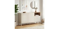 Μπουφές Cailin Megapap χρώμα sandstone - sepet oak 140x41,8x80εκ.