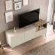 Έπιπλο τηλεόρασης Cailin Megapap χρώμα sandstone - sepet oak 140x41,8x55εκ.
