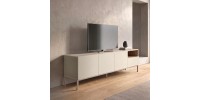 Έπιπλο τηλεόρασης Cailin Megapap χρώμα sandstone - sepet oak 180x41,8x55εκ.