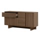 Μπουφές Capri Megapap χρώμα καρυδί milano 146x45x76,5εκ.