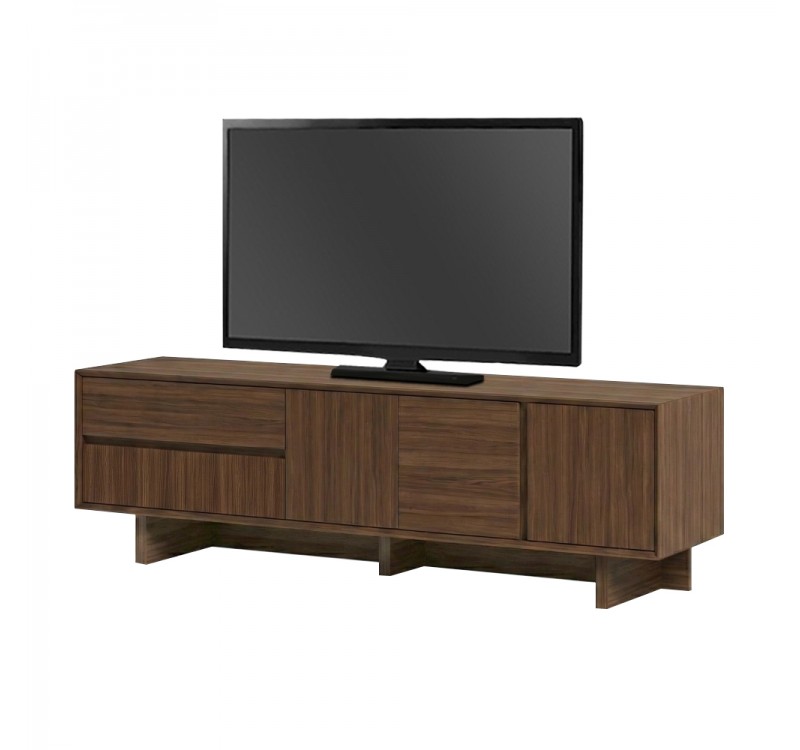 Έπιπλο τηλεόρασης Capri Megapap χρώμα καρυδί milano 180x45x55εκ.