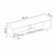 Έπιπλο τηλεόρασης Capri Megapap χρώμα sapphire oak 180x45x55εκ.
