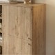 Μπουφές Colia Megapap χρώμα sepet oak 85x44x120,4εκ.