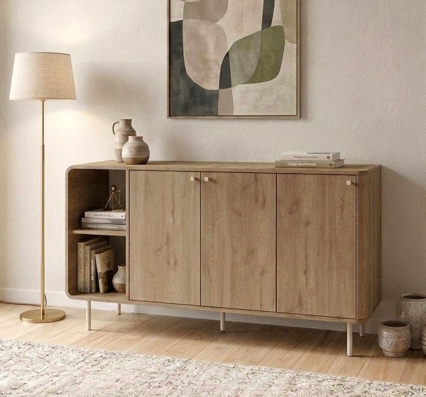 Μπουφές Colia Megapap χρώμα sepet oak 150x44x80εκ.