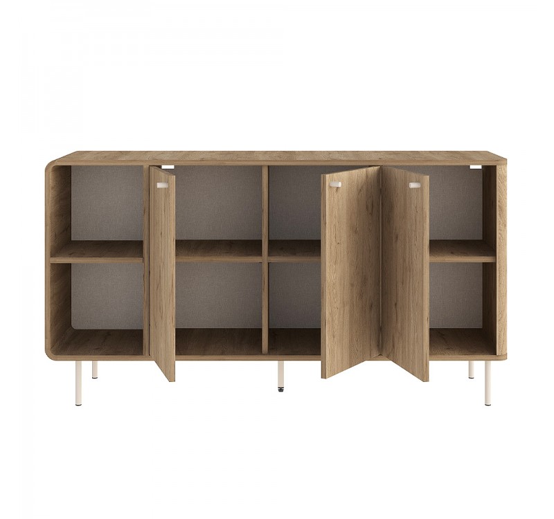 Μπουφές Colia Megapap χρώμα sepet oak 150x44x80εκ.