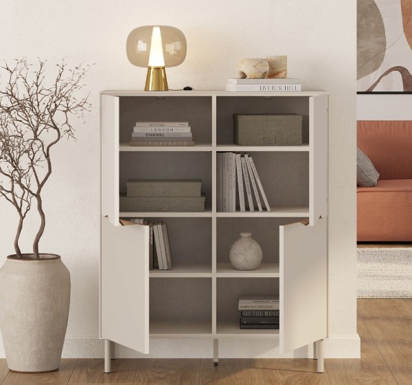 Μπουφές Marquise Megapap χρώμα sandstone 98x40x120εκ.